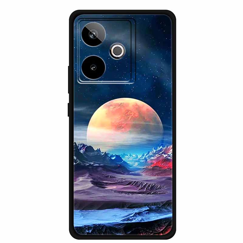 For Realme GT 7T GT7 Case Cool Animal Protective Silicone Back Cover Cases For Realme GT 7 Black Phone Funda Realme GT 7T Coque