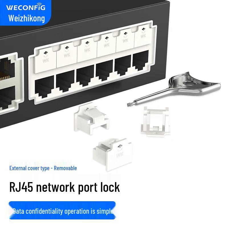 Weizhikong Detachable Network Port Lock & Dust Plug