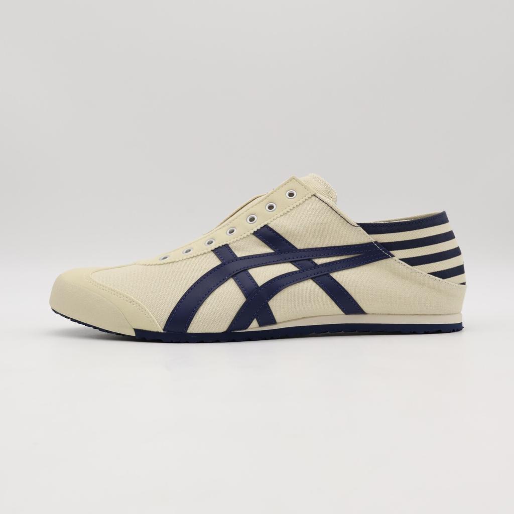 1183C233-250 Onitsuka Tiger Mexico 66 Paraty Natural Navy (Men's)