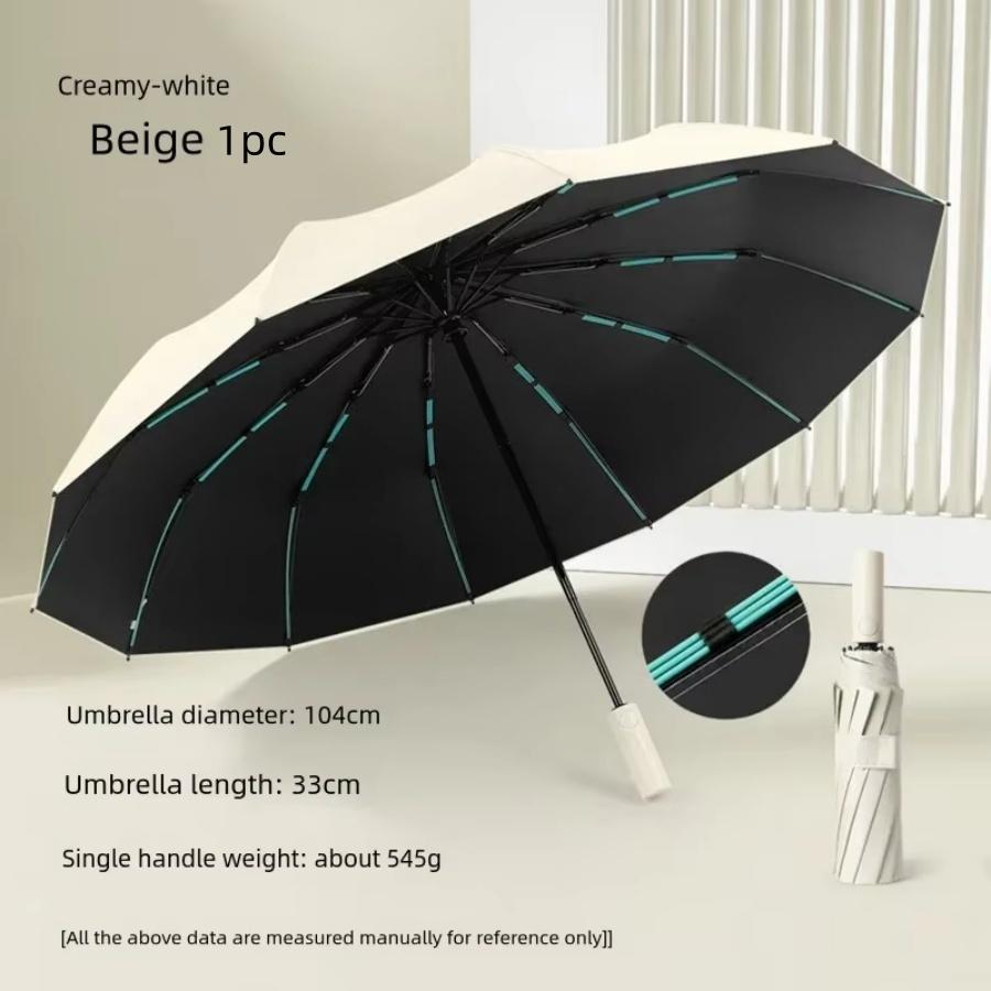 Reverse Umbrella for Men, Large 105 CM Windproof 60 Bones Automatic Business Folding Umbrella,Sunshade Sunny And Rainy Umbrella