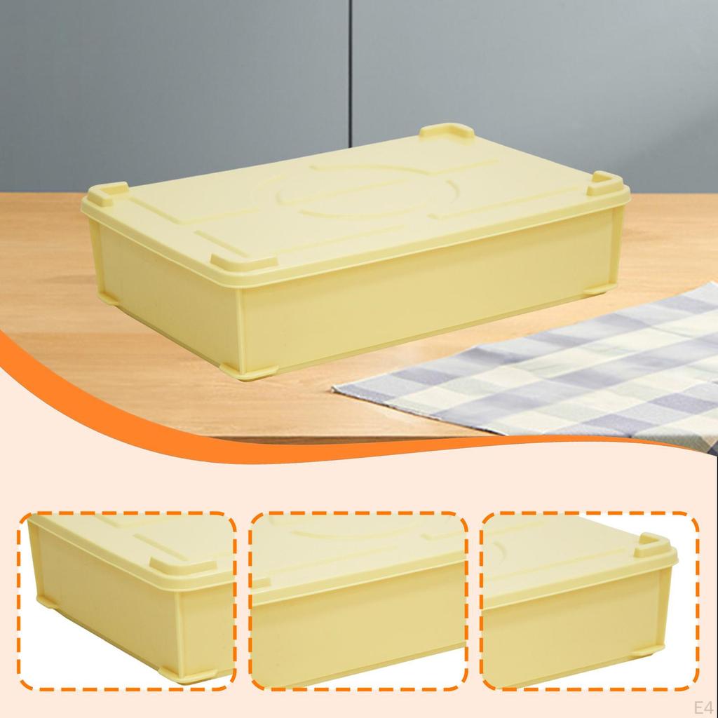 Fermentation Box for Storing Ingredients, Organizing Pizza , Bread, Stackable Container with Lid,
