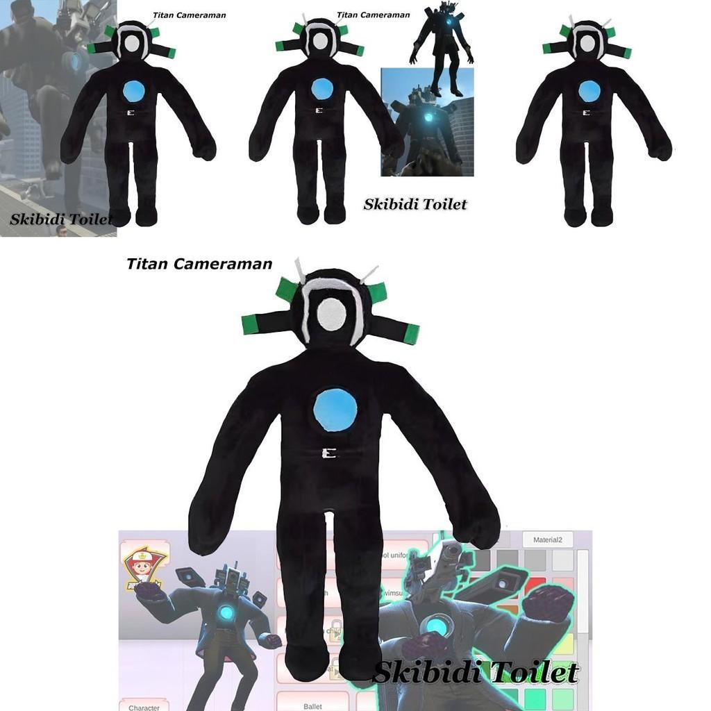 Skibidi Toilet Plush Toy Titan Cameraman Character 30cm/11.81in Soft And Adorable