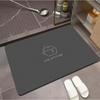 Light Luxury Crystal Velvet Floor Mat Household Non-slip Wear-resistant Tailoring Porch Floor Mat Dirty and Washable Entry Door Foot Mat