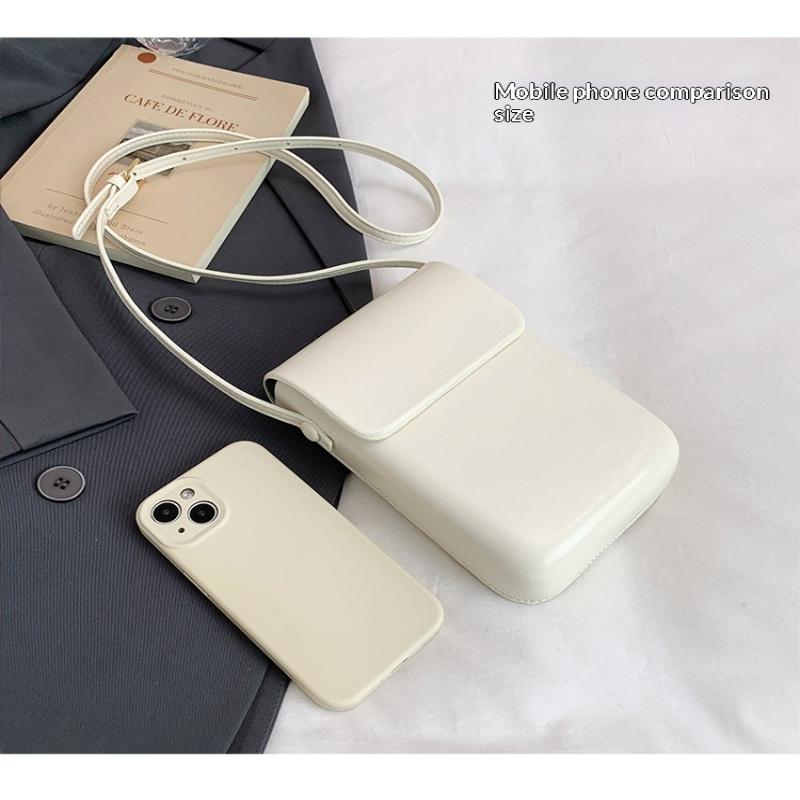 Minimalistische Umhängetasche für das Handy Damen Klein Einfache Vertikale Schultertasche Mit Verstellbarem Riemen Für Damen Geschenke