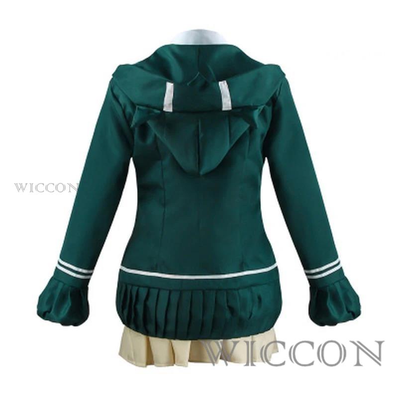 Nanami Chiaki Cosplay Anime Danganronpa Cosplay Costume High School Students Uniform Long-sleeved Jacket Short Skirt Loli Skirt