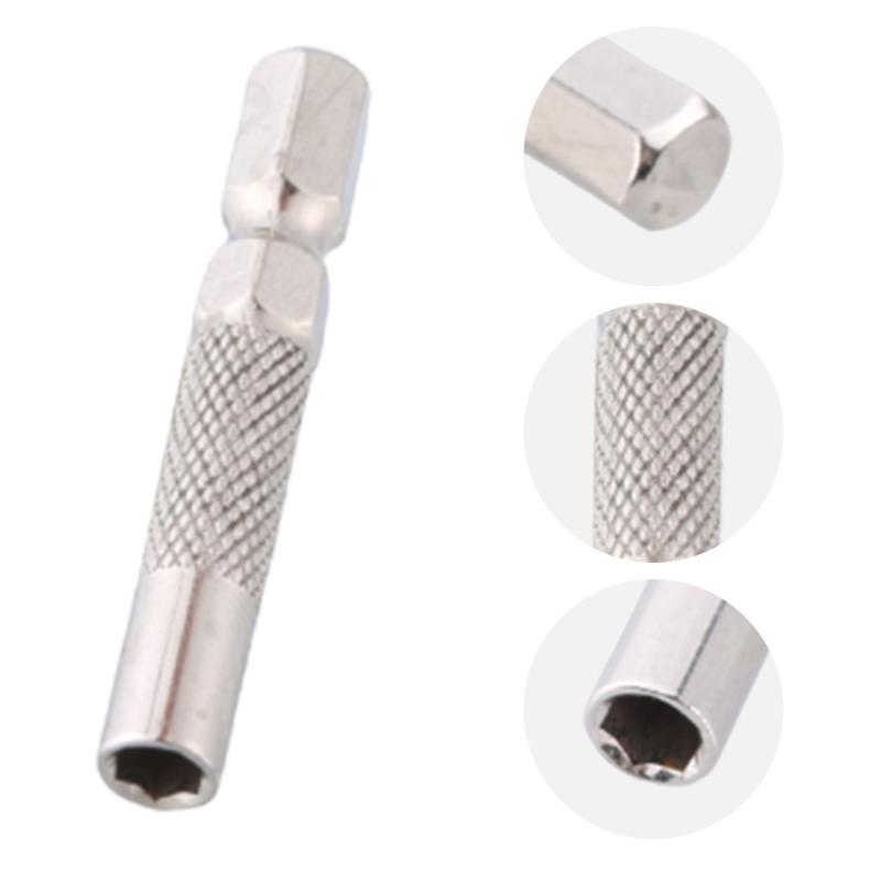 6.35mm 1/4" Insert Bit adapter to 4mm Bit Hex Holder Screwdriver Bit Adapter Manual/Electric Screw Driver Bit Adapter