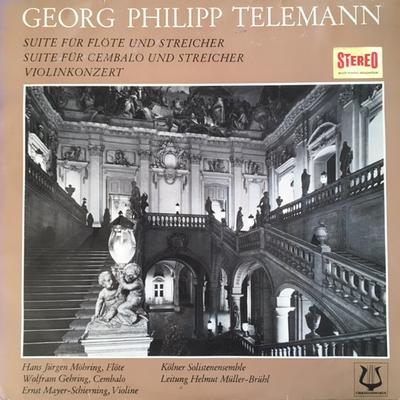 LP Record GEORG PHILIPP TELEMANN HANSJRGE Suite Fur Flote Und Streicher Sui SCGLP75909 Christophorus Germany Classical Used