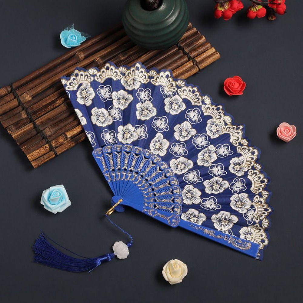 

Folding Japanese Paper Hand Fan Small Fan Lace Baroque Hand Fan Decorated Fan Photo Prop Tool троянди рожеві кольору