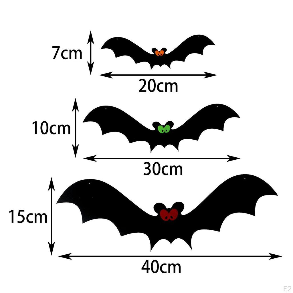 12 Pieces Halloween Hanging Decoration Garland Banner for Eve Party Supplies