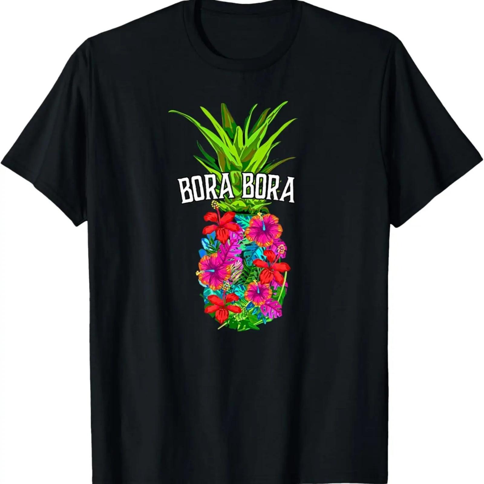 Bora Bora Tropical Pineapple Flower Vacation XXXXXL разноцветный
