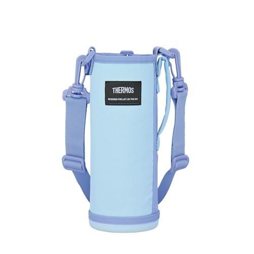 THERMOS My Bottle Pouch for 0.6L / 600ml Water Bottle, Protective Sleeve with Shoulder Strap, Machine Washable, Light Blue APO-600 LB