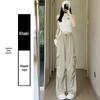 Petite Women's Quick-Dry High-Waisted Cargo Pants - Loose Wide-Leg Summer Hiking Pants