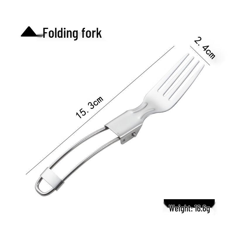 Wutuo Portable Folding Titanium Camping Cutlery Set