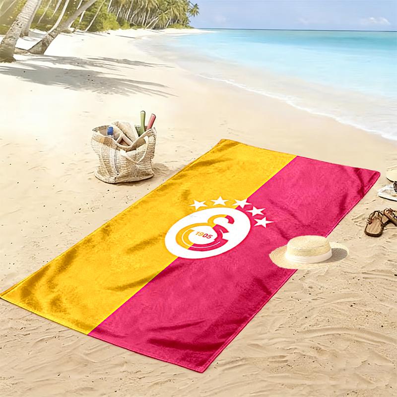 1pc Galatasaray SK Beach Towel, Outdoor Beach Towel Ideal Beach Necessities and Vacation Items