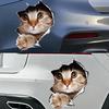 Mode Auto Zubehör 3D Stereo Anime lustige kreative Persönlichkeit Kätzchen Simulation Autoaufkleber