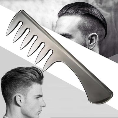 Breitzinkiger Haarkamm Herren Kunststoff Klassisch Pomade Styling Haarbürste Antistatisch Entwirrend Haarbürste