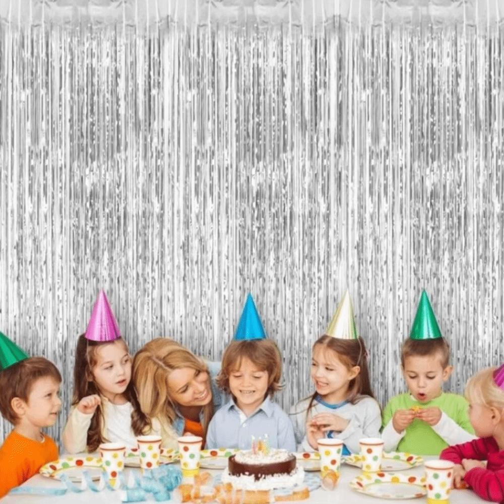 Glitter Streamers Tinsel Curtain Colorful Fringe Backdrop Curtain Birthday Party