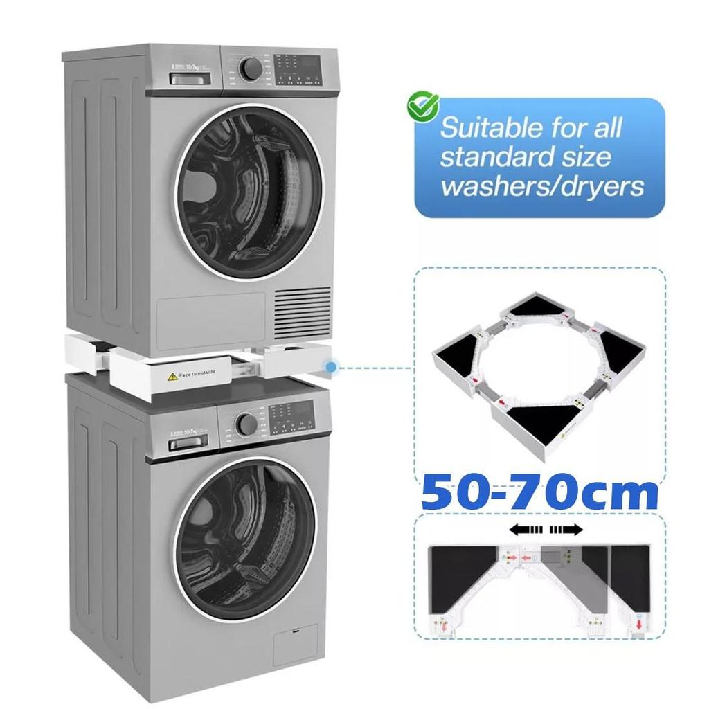 NEW Verbindungsrahmen für Waschmaschine/Wäschetrockner,Universal-Stapelbausatz