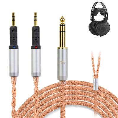 Okcsc ZT16 Headphone Cable R70X Replacement Cable for Earphones and Headphones 16 Cores Pure Copper For Compatible with Comes with Locking Mechanism