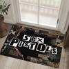 Sex Pistols Design Crystal Velvet Carpet Cozy Non?Slip Printed Rug For Bedroom Living Room Entrance