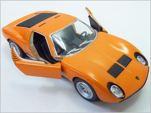 Kinsmart Lamborghini Miura P400SV 1/34 scale diecast model car (orange)