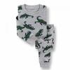 Cartoon Kids Cotton Pajamas Set Long Sleeve Sleepwear Boys Girls 90-140cm
