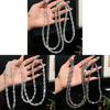 Fashion Water Crystal Cube Phone Chain With Handmade Beads For Women And Men