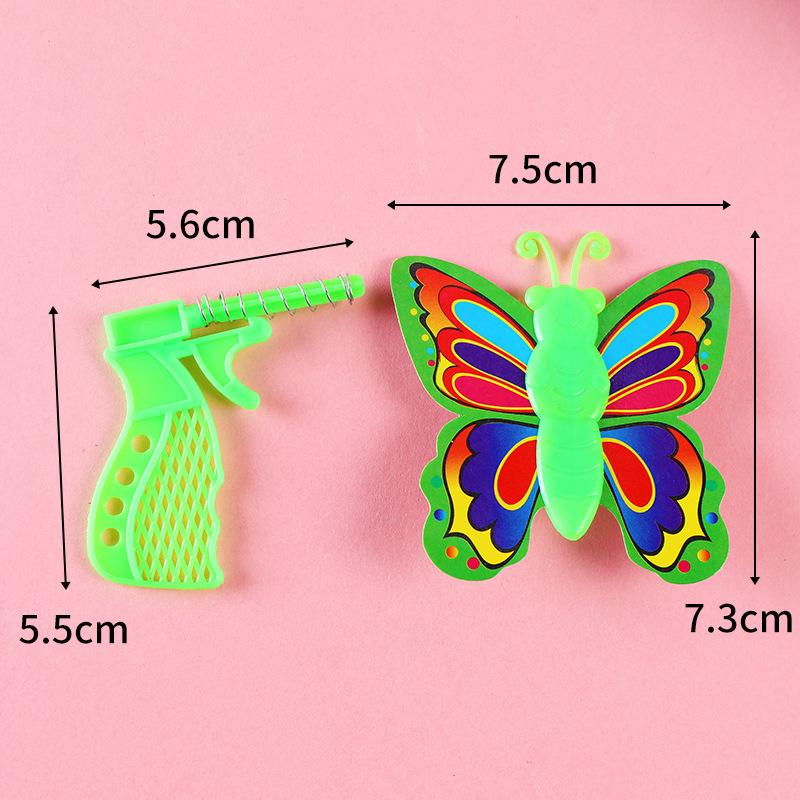 10Pcs Jumping Butterfly Toys Colorful Launcher For Children's Day Baby Birthday Party Favors Gift Pinata Filler Treat Bag