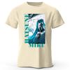 Summer Hatsune Miku Printed Pure Cotton T-shirt Men Fashion Casual Comfortable Plus-size Short Sleeves Top