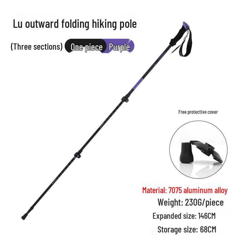 Genuine Abu Dah Ultralight 7075 Trekking Poles with External Lock for Hiking