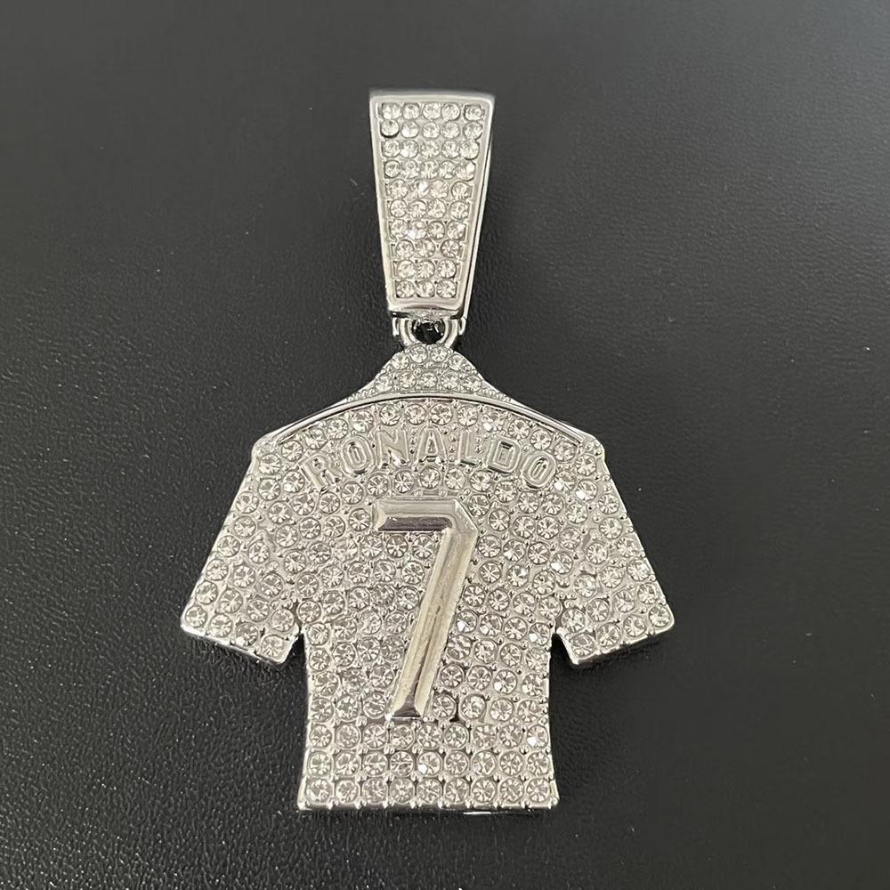 European-American Exaggerated Hip Hop Rhinestone Pendant Jewelry for Men & Women