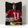 Singer B-Billie-Girl E-eilish Blanket Design Lightweight  For Dorms, Naps, Living Room, Office,Sofa,All-Season