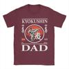 Kyokushin Karate Dad Cotton TShirt For Men Summer  Streetwear TShirts Harajuku Tees Plus Size Cheap Tops
