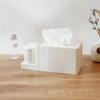Multi-functional Desktop Tissue Box with Storage