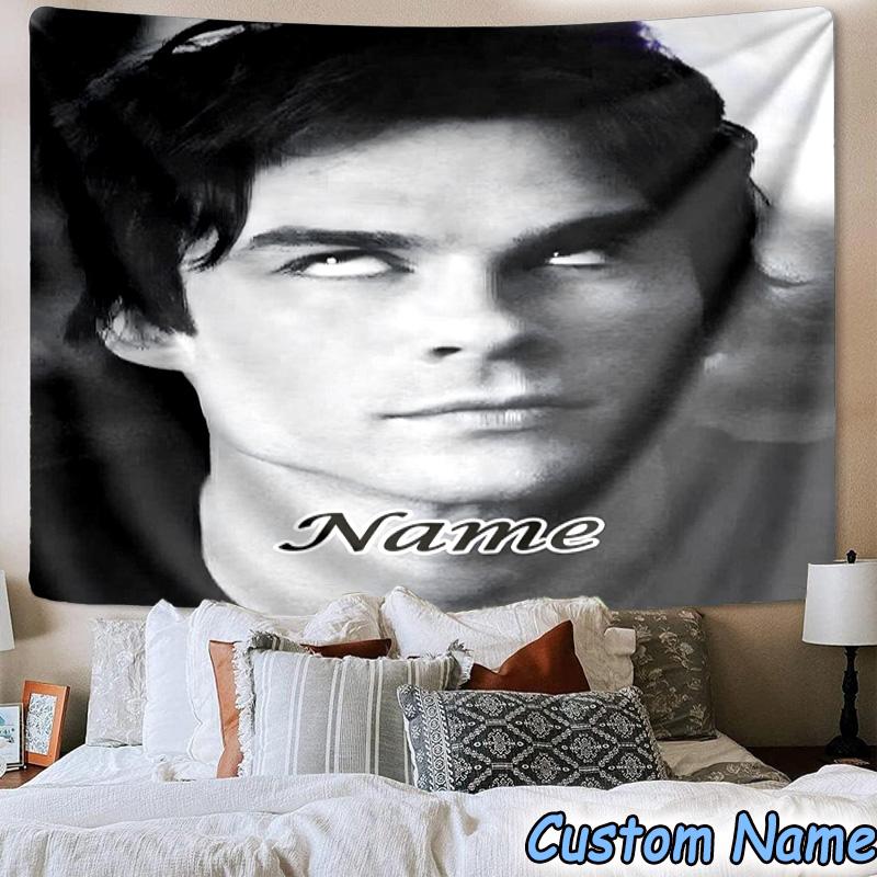 Custom Name Tapestry Twilight Tapestry Room Decoration Wall Hanging for Living Room Bedroom, dormitory, Birthday and Christmas gifts