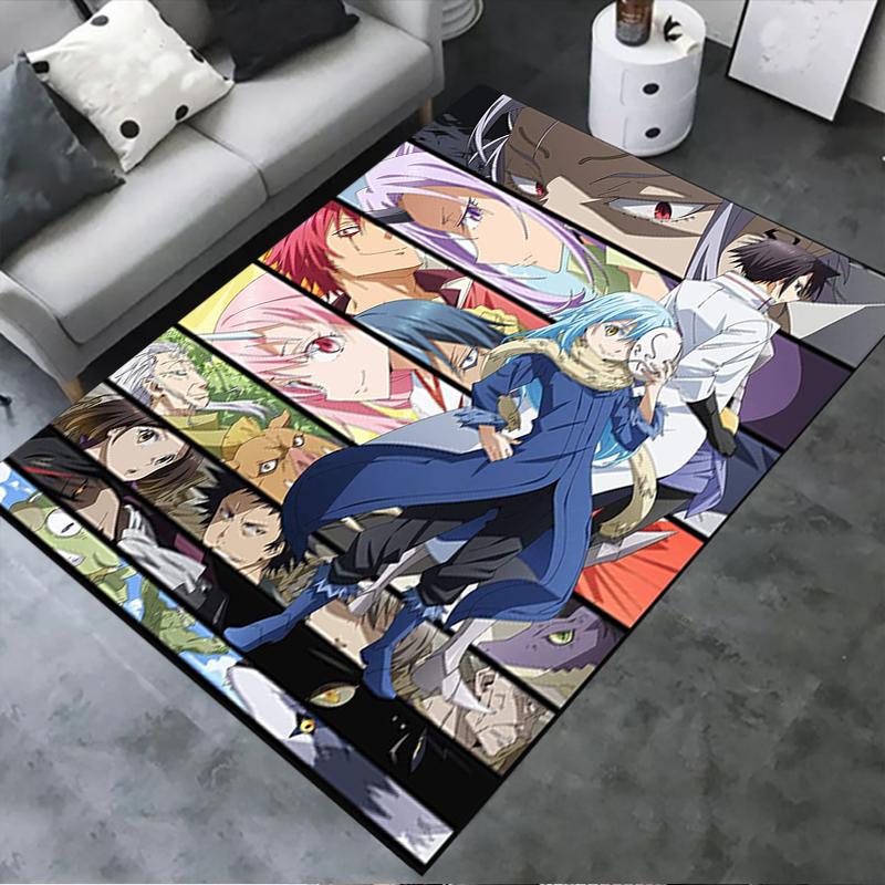 

2025 New Reincarnated Slime Carpet Rug for Living Room Bedroom Home Sofa Decoration,Kids play Non-slip Floor Mat194 40x60cm( 15x23in )