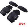 1Pair Tactical Protective Knee Elbow Pads Outdoor Camouflage Suit Gear Hunting Insert Type Soft Pad for Military Combat Use