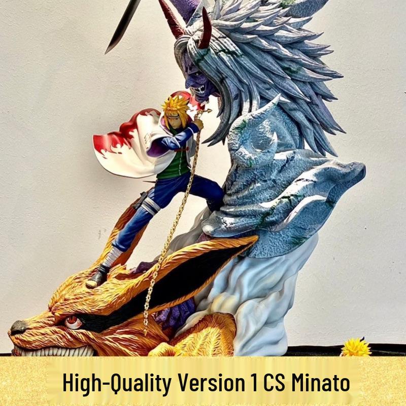 Minato Namikaze Vierter Hokage Naruto Figur Schmuckstück mit Farbkastenverpackung