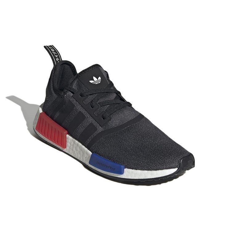 adidas NMD_R1 Black OG 2023 Unisex Sneakers Core-Black Semi-Lucid-Blue Glory-Red HQ4452