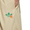 Men's Adidas Originals Y2K Shorts 2 Solid Color Logo Pattern Straight Sports Khaki HM8038