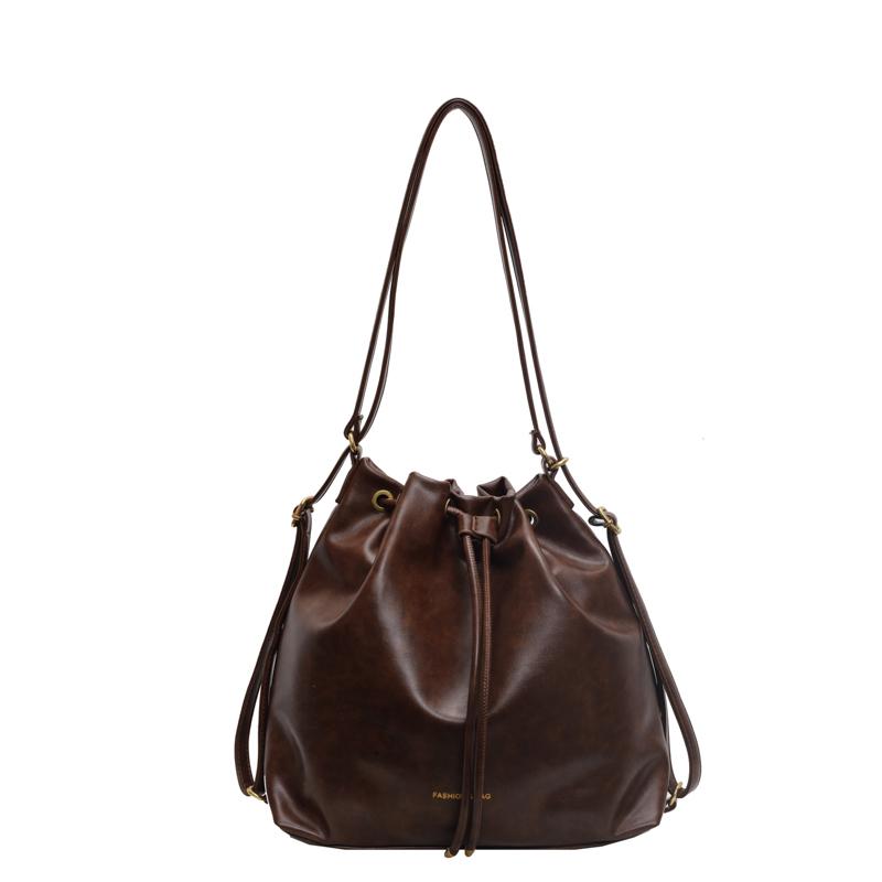 Dámské kožené crossbody kabelky luxusní designové dámské bucket bag dámské kabelky přes rameno móda