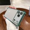 Case for iPhone 17 ProMax,17 Pro Electroplated Color Border Clear Phone Casing Cover