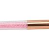 5pcs Glitter Crystal Lip Brush Round Head Portable Fiber Wool Lash Brush for Makeup