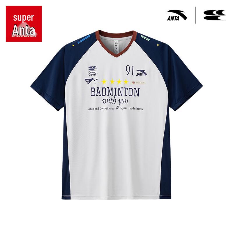 Anta x Crying Center Men s Quick Dry Badminton T-Shirt