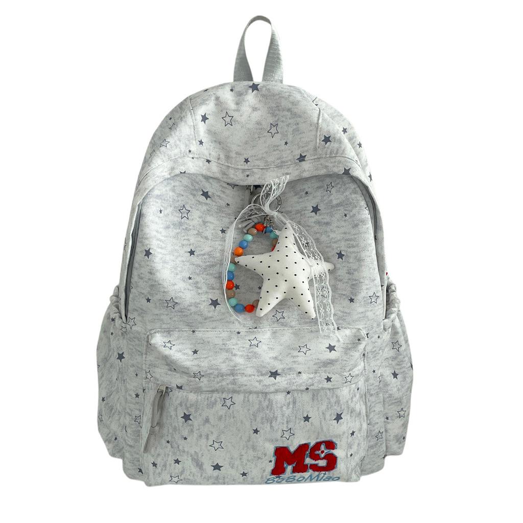 Schoolbag Korean version ins College style backpack versatile commuter schoolbag women's high-value large-capacity backpack leisure travel bag