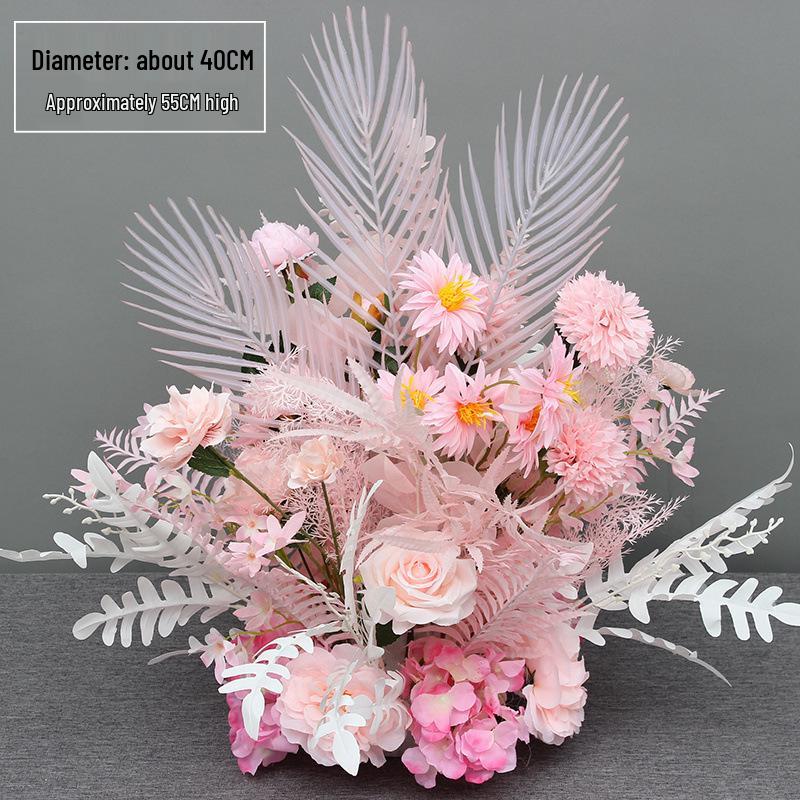 Elegant Silk Eucalyptus Floral Table Runner for Weddings