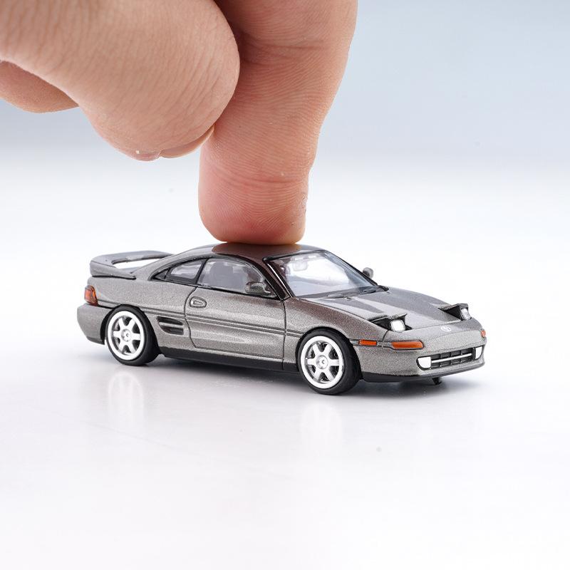 lqbn4 1:64 Toyota MR2 W20 Sports Car Alloy Simulation Small-scale Car Model Miniature Toy Collection Decoration Gifts
