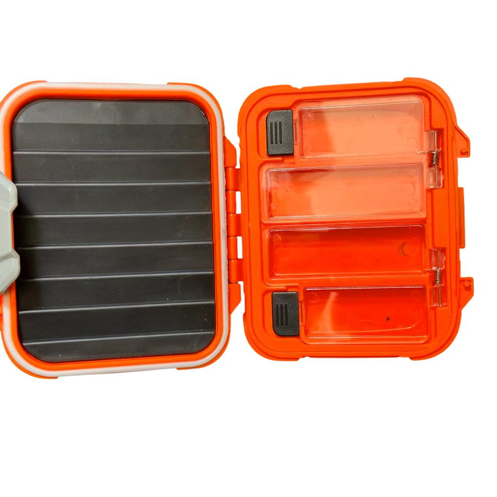Fly Fishing Box Four Sided Small Tackle Box Waterproof Fly Box Fly Fishing Accessories
