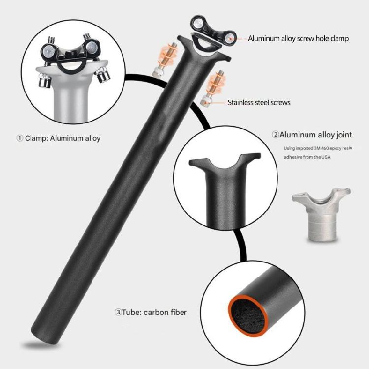 Suspension Seat post Regulable Height Seatpost Aluminum Alloys Bicycles Post for Smooth Road Cycling