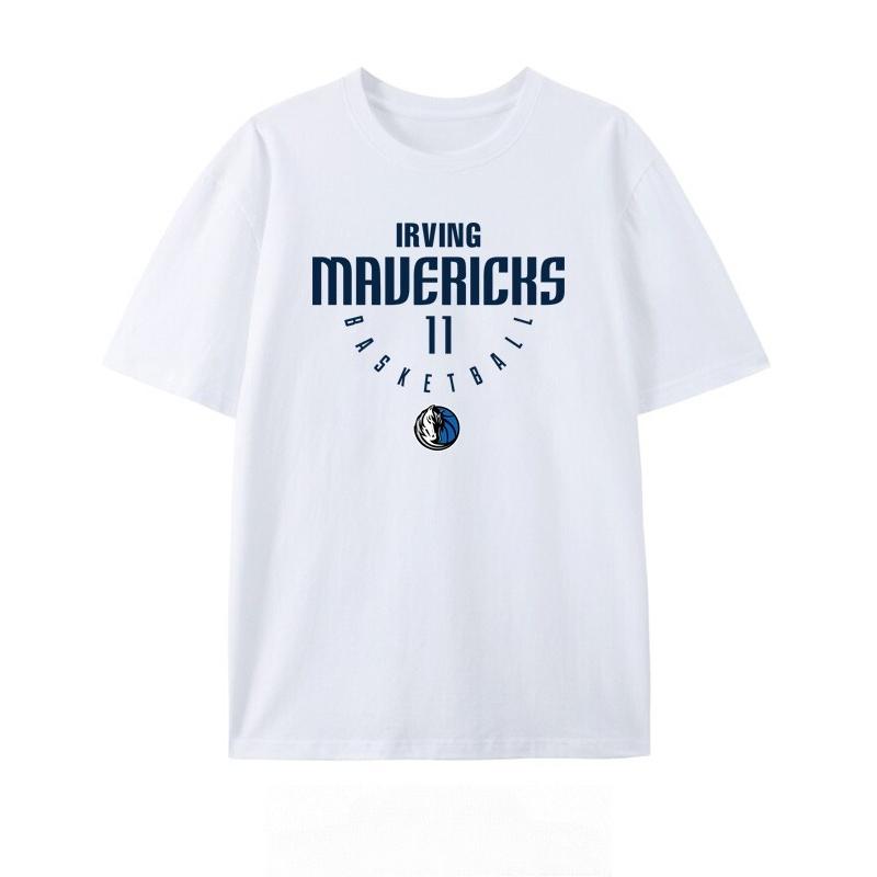 2025 Summer New Dallas Maverick Doncic 11 Kyrie Irving Same American Short-sleeved T-shirt Casual Men's Sports Training Clothes